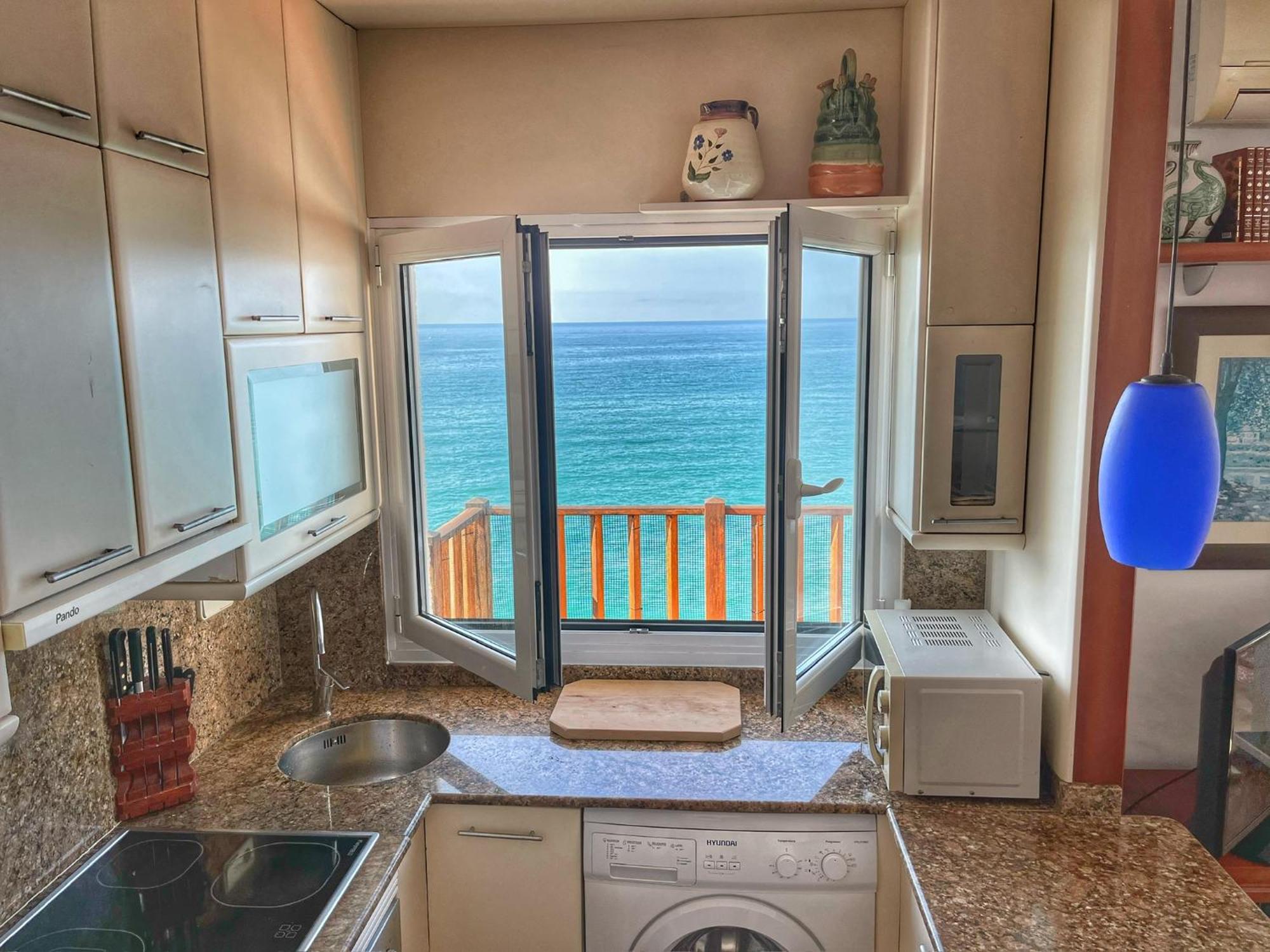סיטגס Apartamento En Acantilado Con Wifi Y Aire Acondicionado מראה חיצוני תמונה